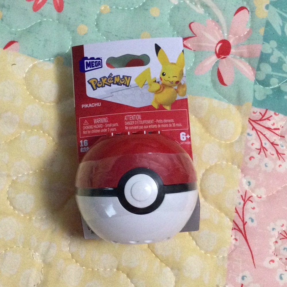 Pokémon Mega Constux Pikachu Single Pack Mini Fig Construction ball building set